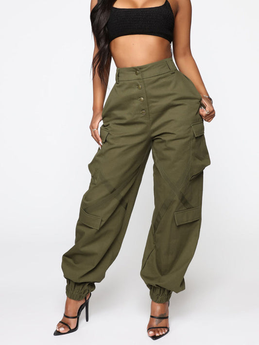 Casual Multi Pocket Cargo Trousers